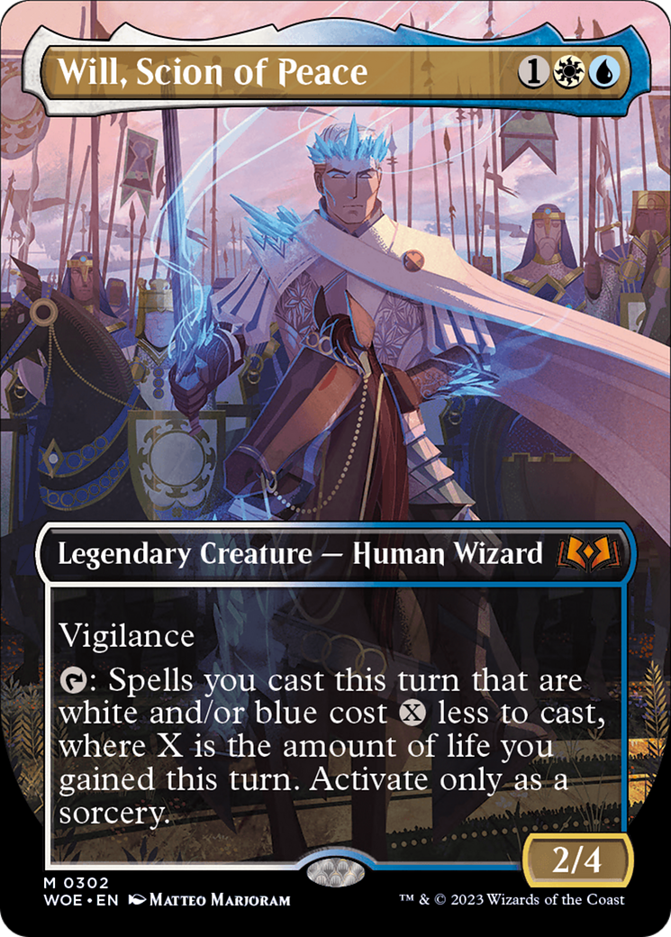 Will, Scion of Peace (Borderless Alternate Art) [Wilds of Eldraine] | The Time Vault CA