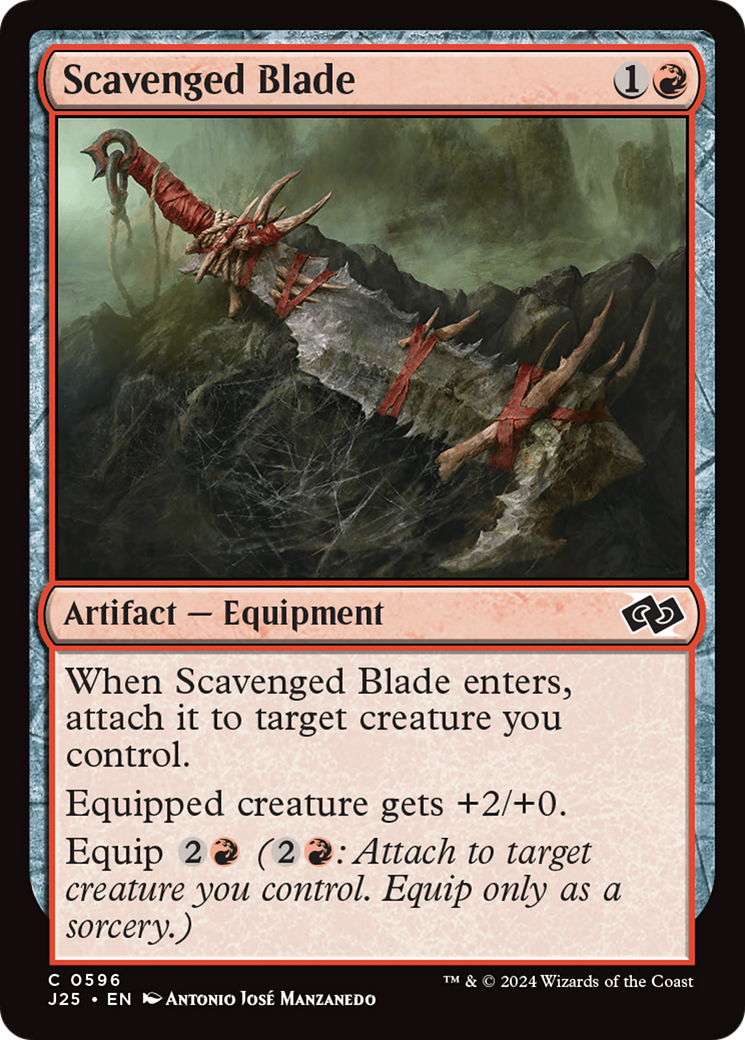 Scavenged Blade [Foundations Jumpstart] | The Time Vault CA