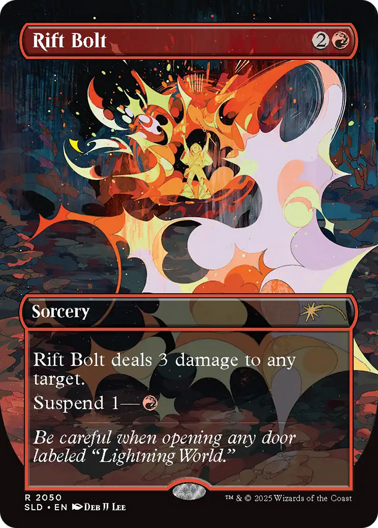 Rift Bolt (2050) (Rainbow Foil) [Secret Lair Drop Series] | The Time Vault CA