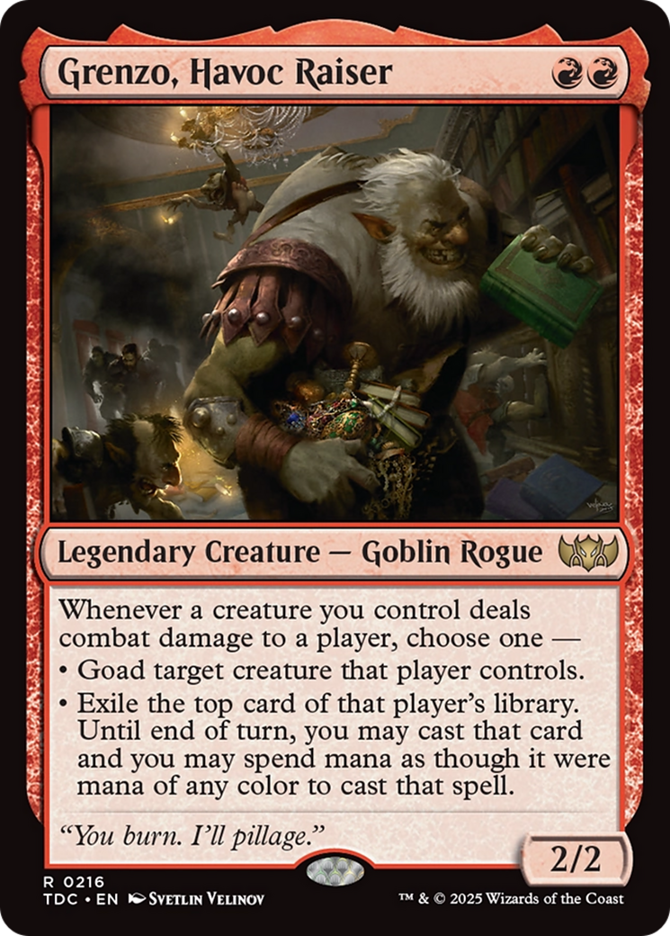 Grenzo, Havoc Raiser [Tarkir: Dragonstorm Commander] | The Time Vault CA