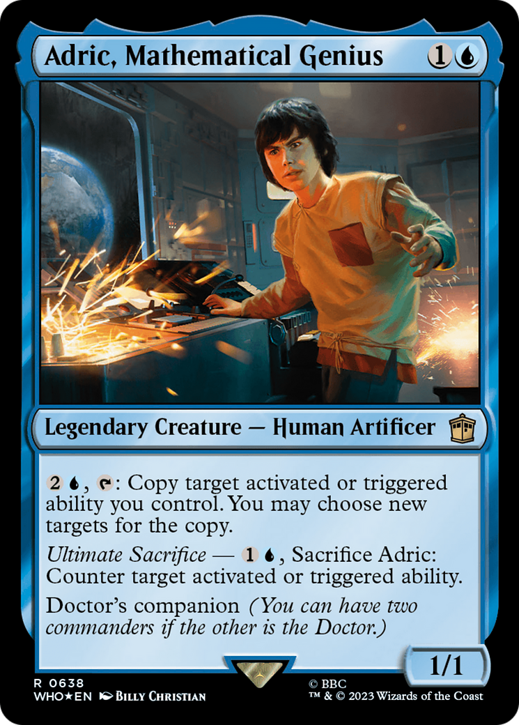Adric, Mathematical Genius (Surge Foil) [Doctor Who] | The Time Vault CA