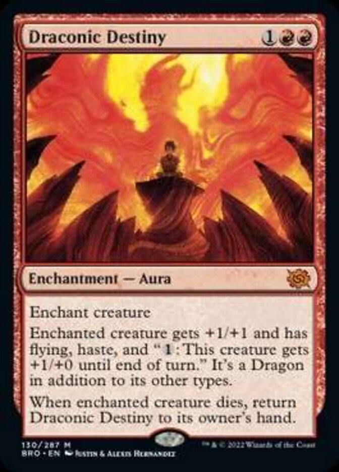 Draconic Destiny (Promo Pack) [The Brothers' War Promos] | The Time Vault CA