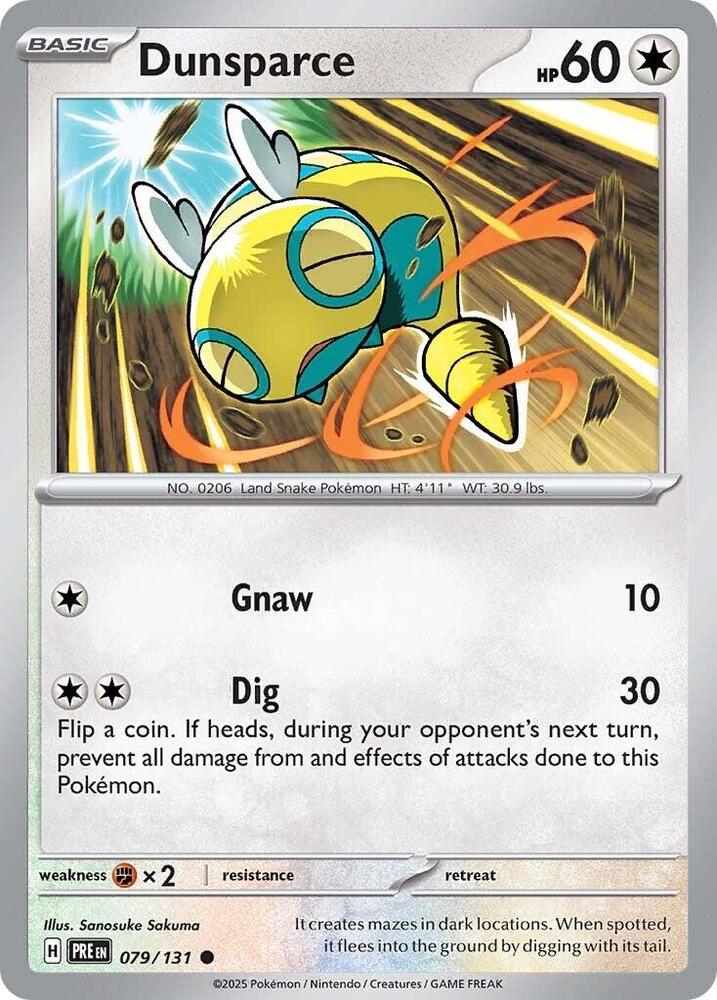 Dunsparce (079/131) [Scarlet & Violet: Prismatic Evolutions] | The Time Vault CA