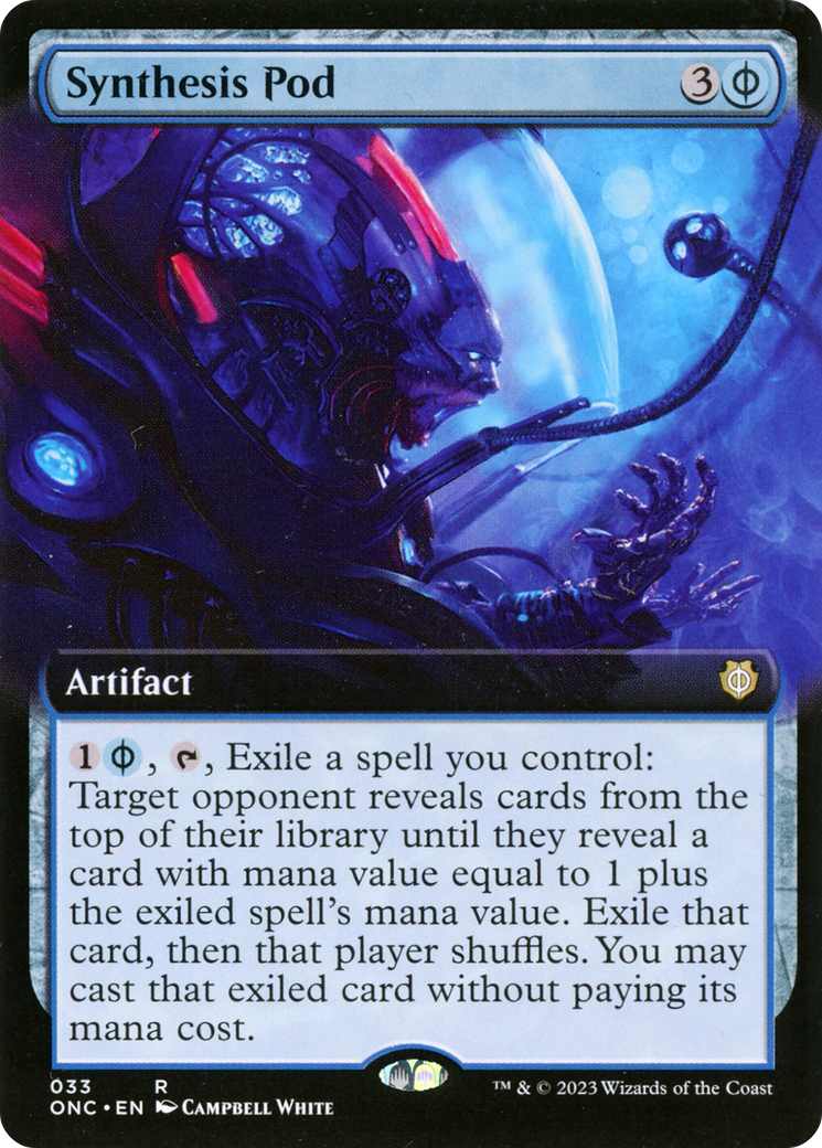 Synthesis Pod (Extended Art) [Phyrexia: All Will Be One Commander] | The Time Vault CA