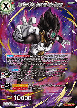 Black Masked Saiyan, Brawler from Another Dimension (BT13-004) [Supreme Rivalry] | The Time Vault CA