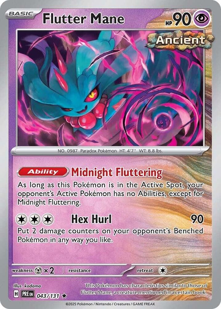 Flutter Mane (043/131) [Scarlet & Violet: Prismatic Evolutions] | The Time Vault CA