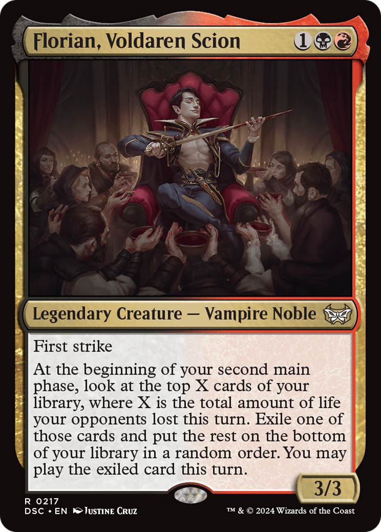 Florian, Voldaren Scion [Duskmourn: House of Horror Commander] | The Time Vault CA