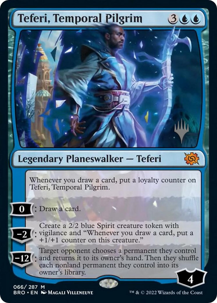 Teferi, Temporal Pilgrim (Promo Pack) [The Brothers' War Promos] | The Time Vault CA