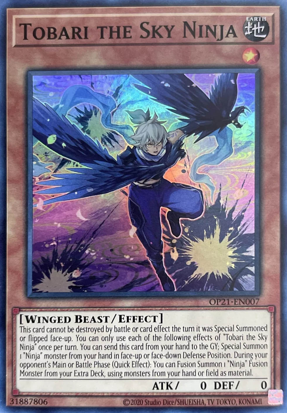 Tobari the Sky Ninja [OP21-EN007] Super Rare | The Time Vault CA