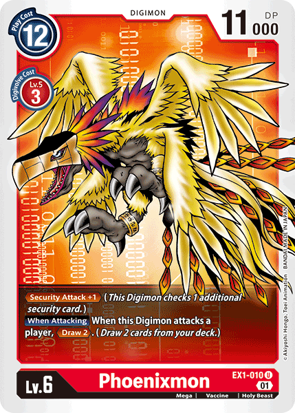 Phoenixmon [EX1-010] [Classic Collection] | The Time Vault CA