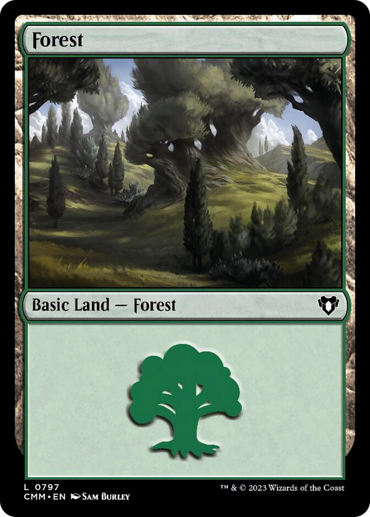 Forest (797) [Commander Masters] | The Time Vault CA