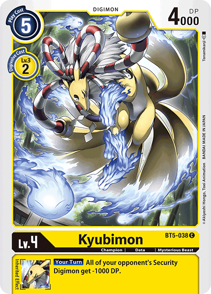 Kyubimon [BT5-038] [Battle of Omni] | The Time Vault CA