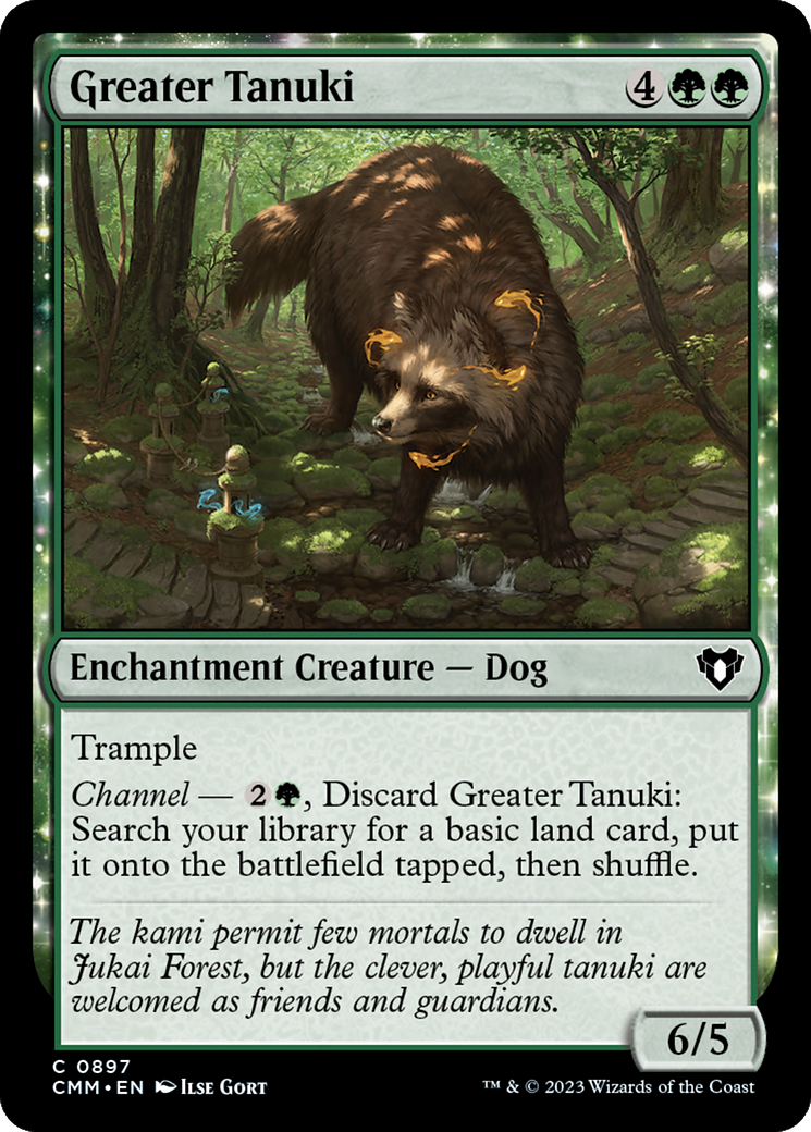 Greater Tanuki [Commander Masters] | The Time Vault CA