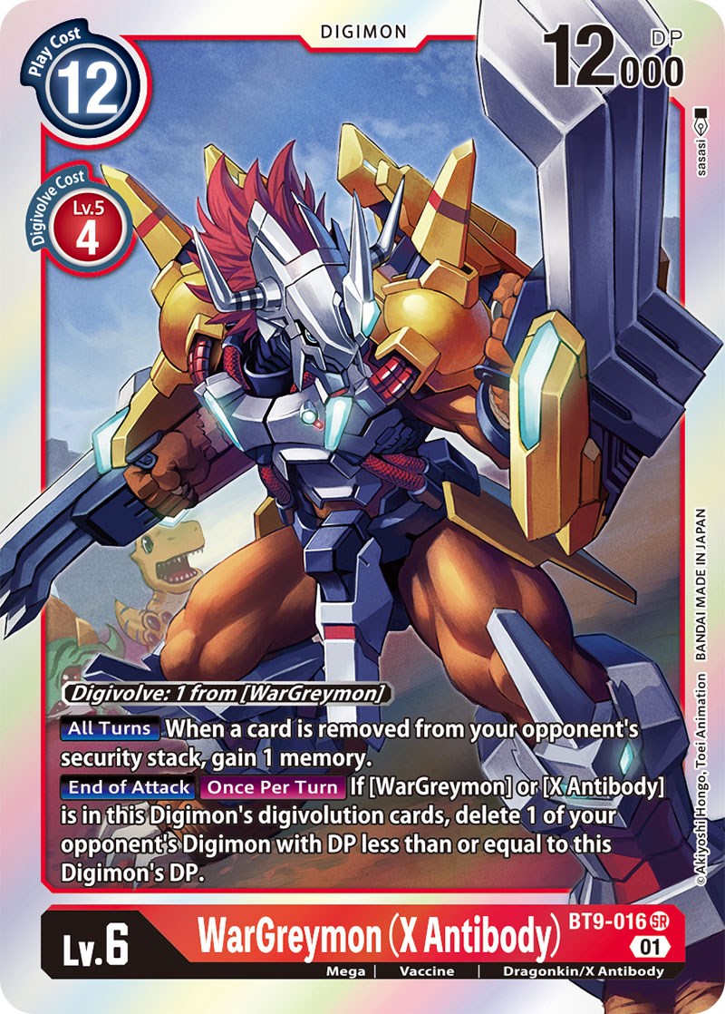 WarGreymon (X Antibody) [BT9-016] [X Record] | The Time Vault CA