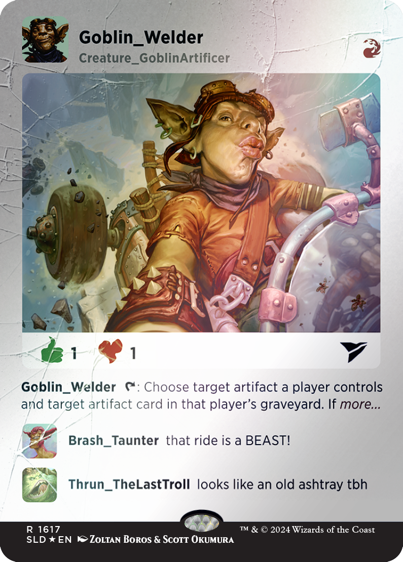 Goblin Welder (Rainbow Foil) [Secret Lair Drop Series] | The Time Vault CA