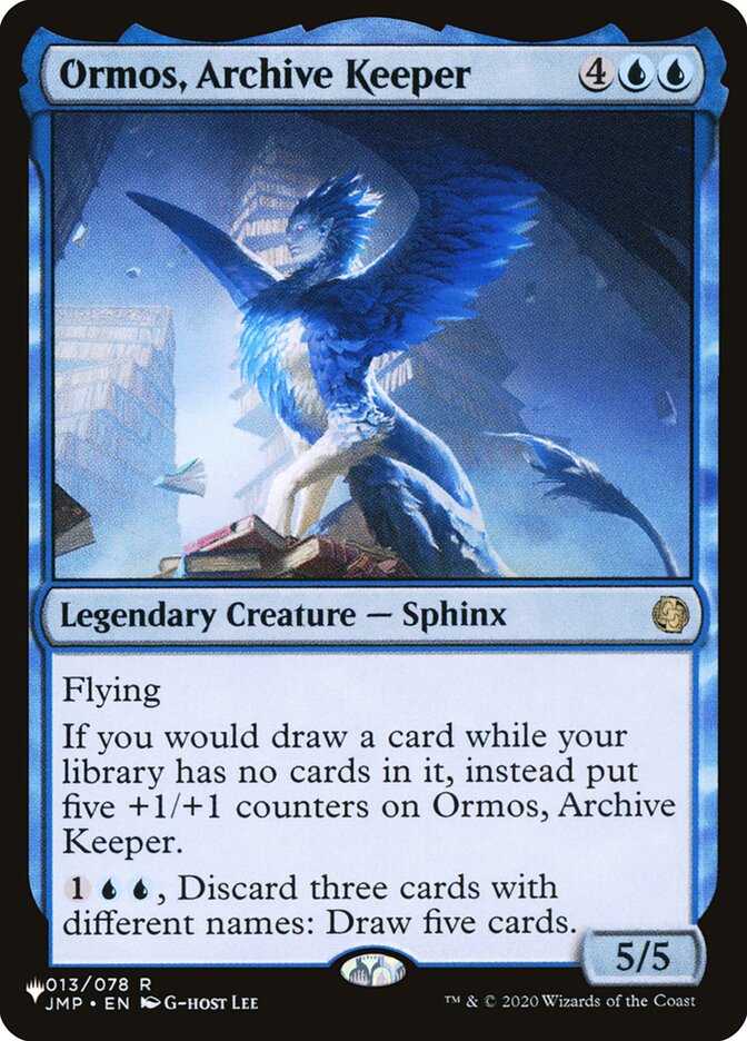 Ormos, Archive Keeper [The List] | The Time Vault CA