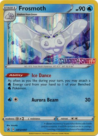 Frosmoth (SWSH007) (Prerelease Promo) [Sword & Shield: Black Star Promos] | The Time Vault CA