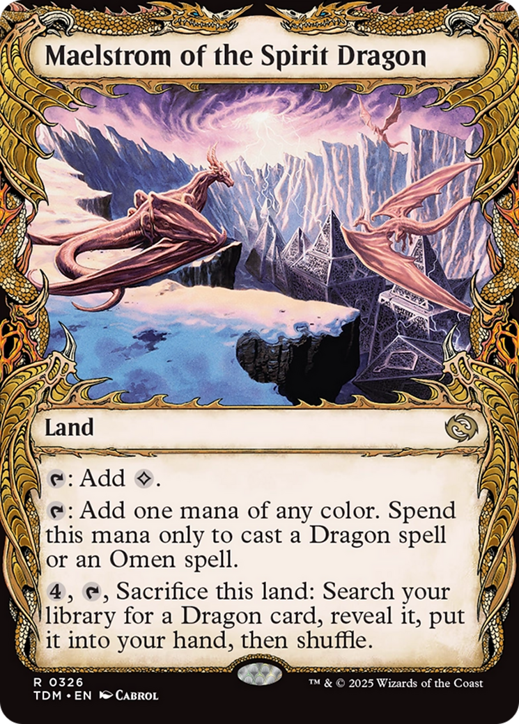 Maelstrom of the Spirit Dragon (Showcase) [Tarkir: Dragonstorm] | The Time Vault CA