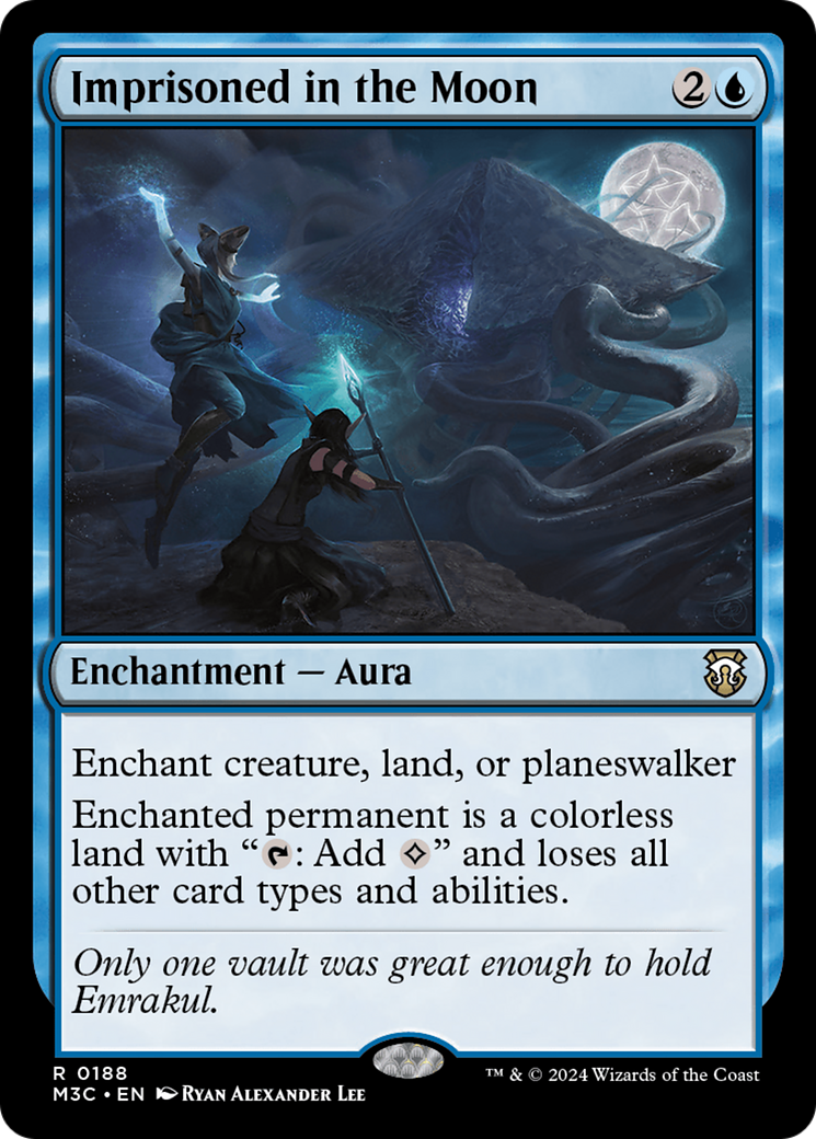 Imprisoned in the Moon (Ripple Foil) [Modern Horizons 3 Commander] | The Time Vault CA