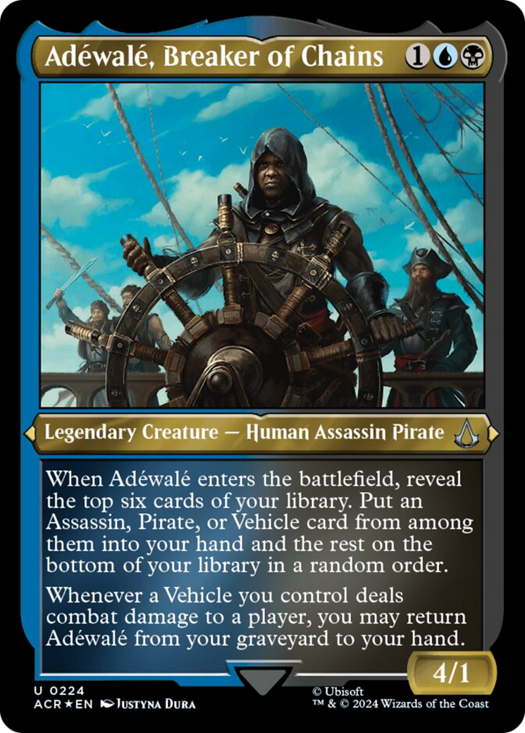 Adewale, Breaker of Chains (Foil Etched) [Assassin's Creed] | The Time Vault CA