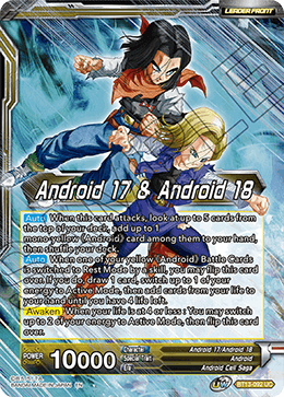 Android 17 & Android 18 // Android 17 & Android 18, Harbingers of Calamity (Uncommon) (BT13-092) [Supreme Rivalry] | The Time Vault CA