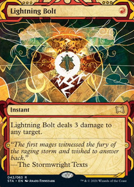 Lightning Bolt (Foil Etched) [Strixhaven: Mystical Archive] | The Time Vault CA