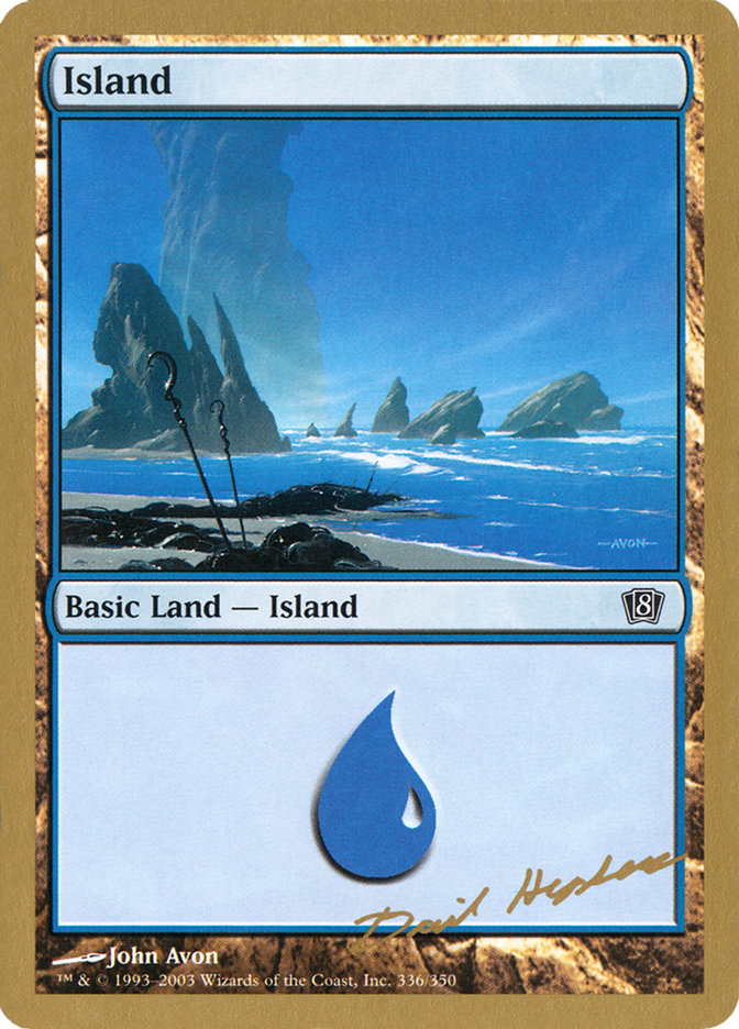 Island (dh336) (Dave Humpherys) [World Championship Decks 2003] | The Time Vault CA