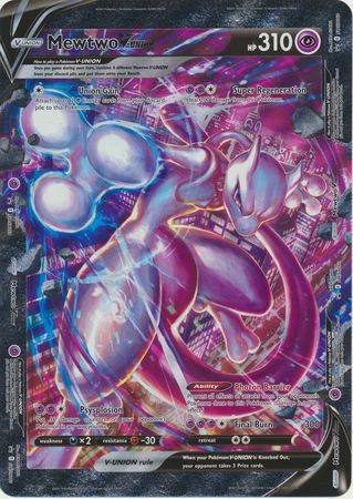 Mewtwo V-Union (Jumbo Card) [Sword & Shield: Black Star Promos] | The Time Vault CA