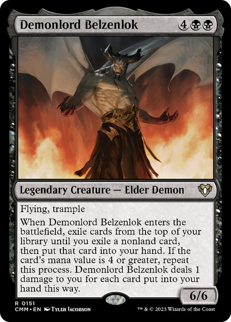 Demonlord Belzenlok [Commander Masters] | The Time Vault CA