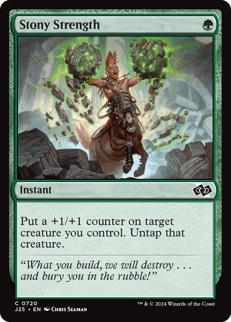 Stony Strength [Foundations Jumpstart] | The Time Vault CA