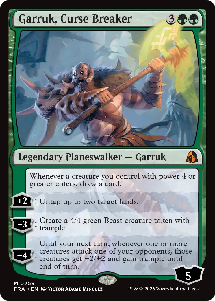 Garruk, Curse Breaker [Reality Fracture] | The Time Vault CA