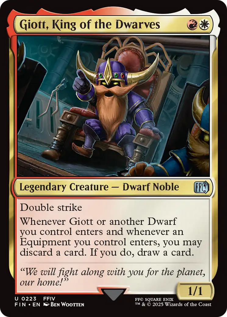 Giott, King of the Dwarves [FINAL FANTASY] | The Time Vault CA