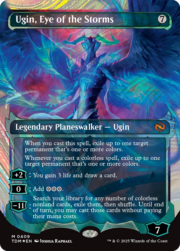 Ugin, Eye of the Storms (Showcase) (Halo Foil) [Tarkir: Dragonstorm] | The Time Vault CA
