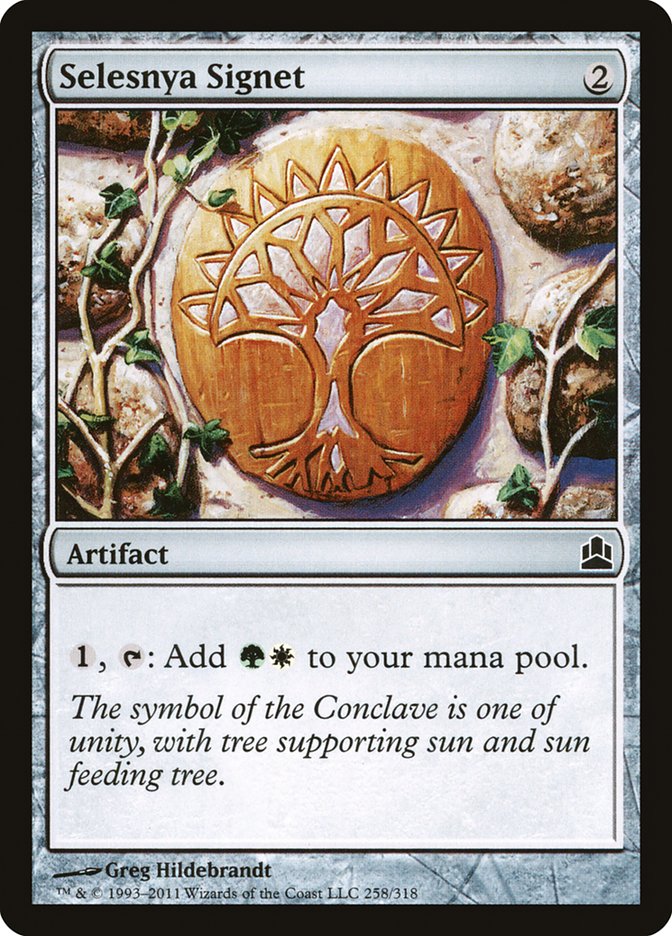 Selesnya Signet [Commander 2011] | The Time Vault CA