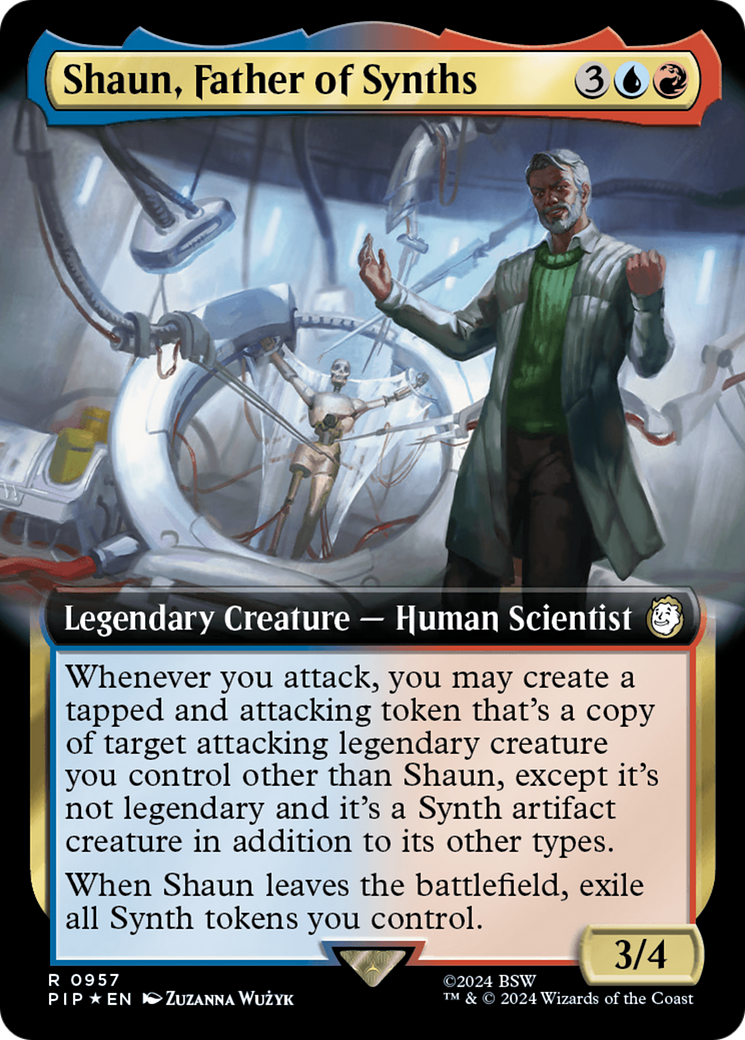 Shaun, Father of Synths (Extended Art) (Surge Foil) [Fallout] | The Time Vault CA