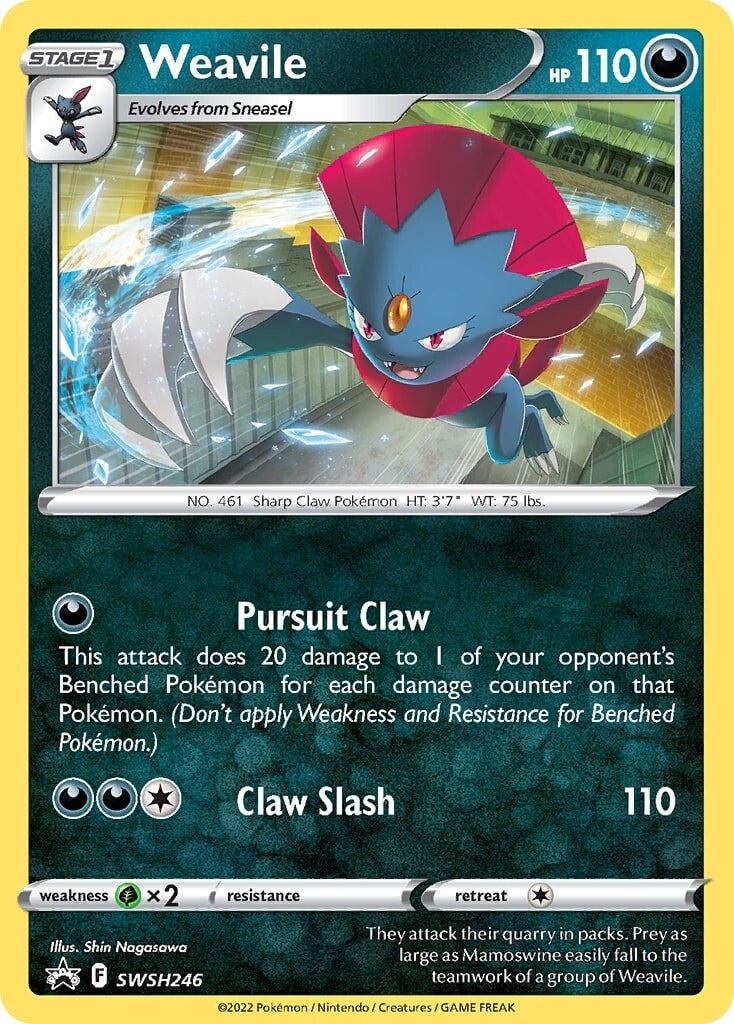 Weavile (SWSH246) [Sword & Shield: Black Star Promos] | The Time Vault CA