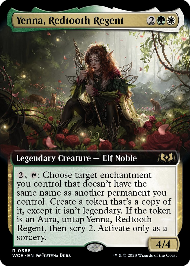 Yenna, Redtooth Regent (Extended Art) [Wilds of Eldraine] | The Time Vault CA