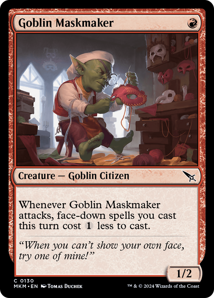 Goblin Maskmaker [Murders at Karlov Manor] | The Time Vault CA