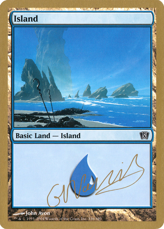 Island (gn336) (Gabriel Nassif) [World Championship Decks 2004] | The Time Vault CA