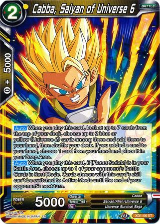 Cabba, Saiyan of Universe 6 (XD1-06) [Assault of the Saiyans] | The Time Vault CA