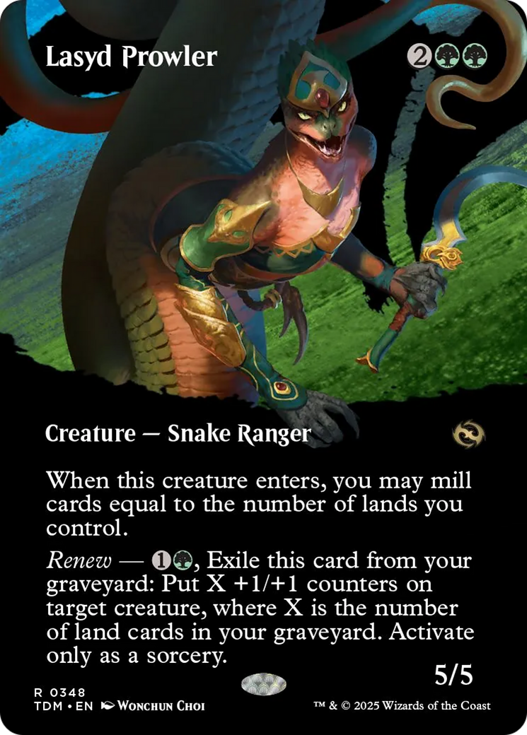 Lasyd Prowler (Borderless) [Tarkir: Dragonstorm] | The Time Vault CA