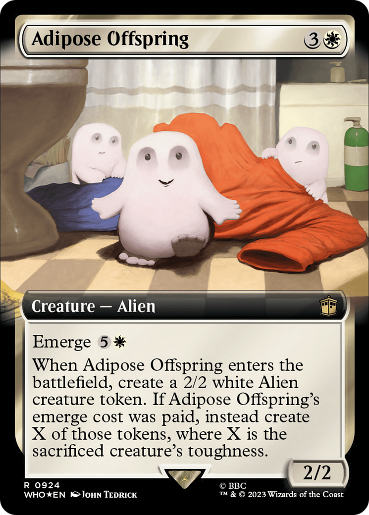 Adipose Offspring (Extended Art) (Surge Foil) [Doctor Who] | The Time Vault CA