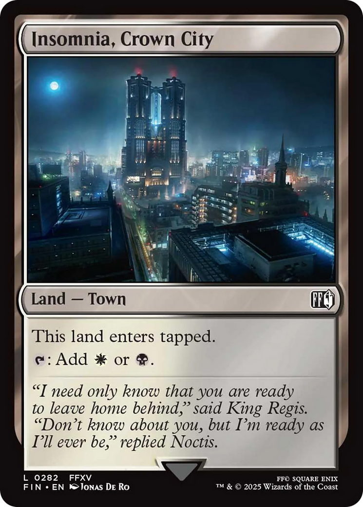 Insomnia, Crown City [FINAL FANTASY] | The Time Vault CA