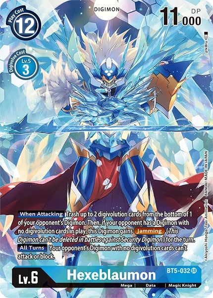 Hexeblaumon [BT5-032] (Alternate Art) [Dimensional Phase] | The Time Vault CA