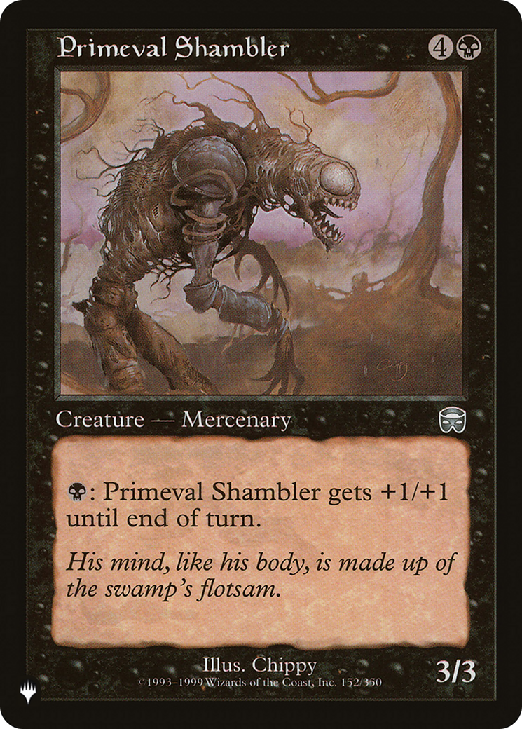 Primeval Shambler [The List] | The Time Vault CA