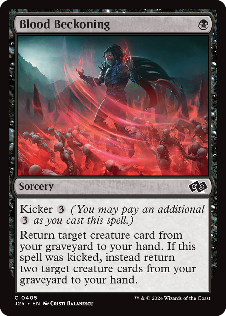 Blood Beckoning [Foundations Jumpstart] | The Time Vault CA