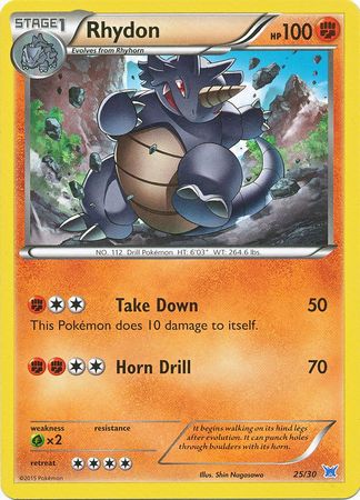 Rhydon (25/30) [XY: Trainer Kit 2 - Latios] | The Time Vault CA