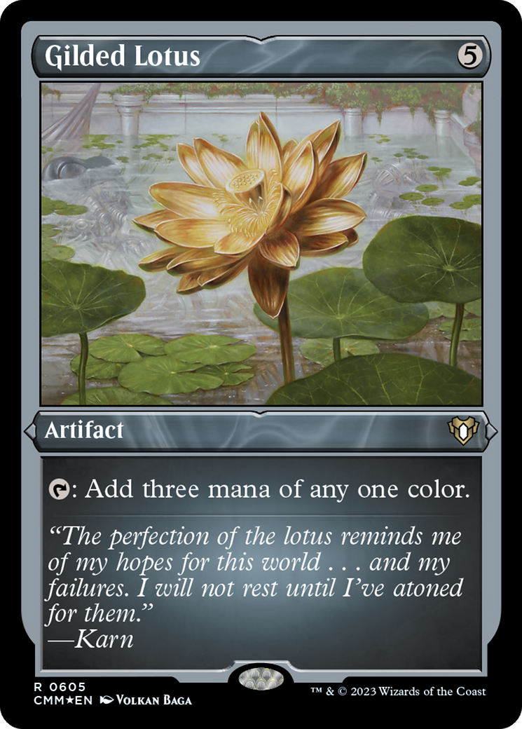 Gilded Lotus (Foil Etched) [Commander Masters] | The Time Vault CA