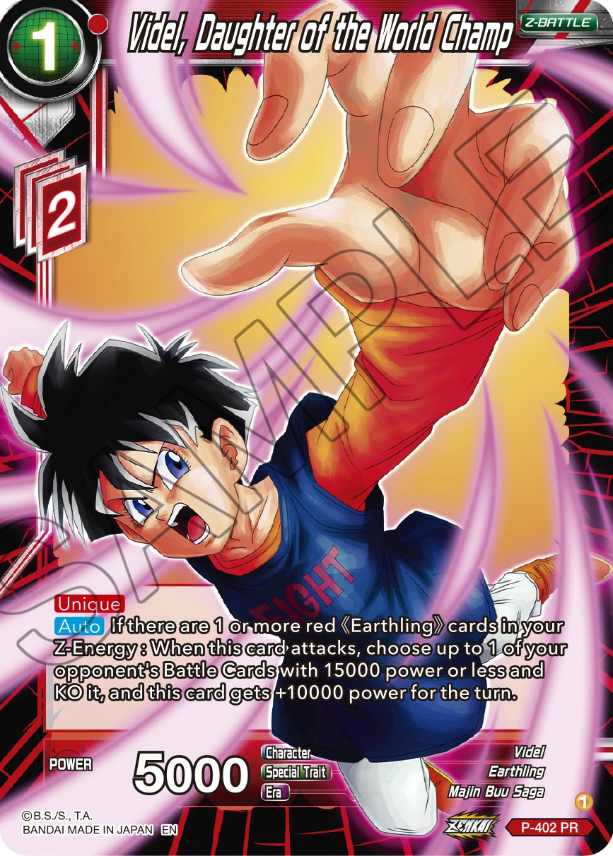 Videl, Daughter of the World Champ (P-402) [Promotion Cards] | The Time Vault CA