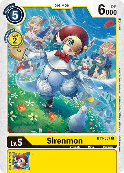 Sirenmon [BT1-057] (Winner Pack Double Diamond) [Release Special Booster Promos] | The Time Vault CA